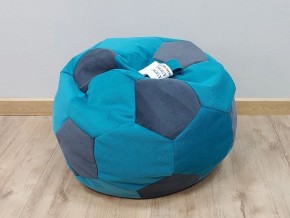 Кресло-мешок Мяч S (Shaggy Azure-Shaggy Grafit) в Лысьве - lysva.mebel-74.com | фото