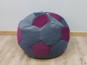 Кресло-мешок Мяч S (Shaggy Grafit-Shaggy Wine) в Лысьве - lysva.mebel-74.com | фото