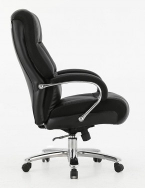 Кресло офисное BRABIX PREMIUM "Bomer HD-007" (рециклированная кожа, хром, черное) 531939 в Лысьве - lysva.mebel-74.com | фото