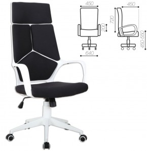 Кресло офисное BRABIX PREMIUM "Prime EX-515" (пластик белый, ткань, черное) 531812 в Лысьве - lysva.mebel-74.com | фото