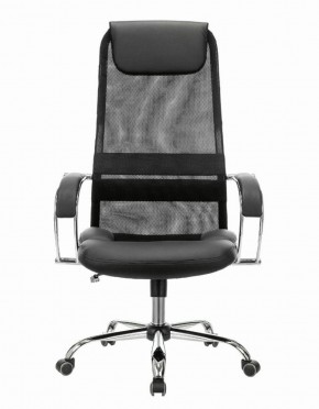 Кресло офисное BRABIX PREMIUM "Stalker EX-608 CH" (хром, ткань-сетка/кожзам, черное) 532091 в Лысьве - lysva.mebel-74.com | фото