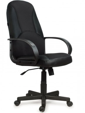 Кресло офисное BRABIX "City EX-512" (кожзам черный, ткань черная) 531407 в Лысьве - lysva.mebel-74.com | фото
