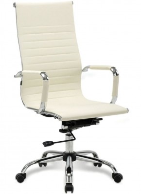 Кресло офисное BRABIX "Energy EX-509" (экокожа, хром, бежевое) 531166 в Лысьве - lysva.mebel-74.com | фото