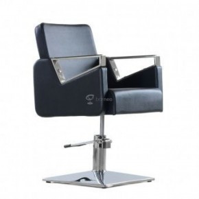 Кресло парикмахерское Barneo 6300V5 черное в Лысьве - lysva.mebel-74.com | фото