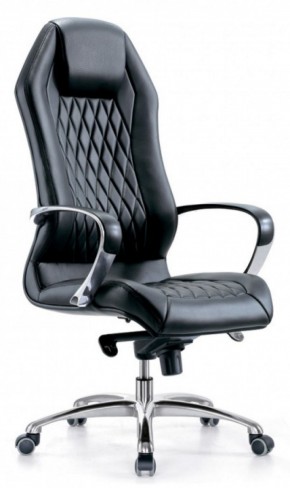 Кресло руководителя Бюрократ _AURA/BLACK черный в Лысьве - lysva.mebel-74.com | фото