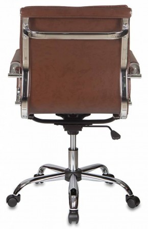 Кресло руководителя Бюрократ CH-993-LOW/BROWN коричневый в Лысьве - lysva.mebel-74.com | фото