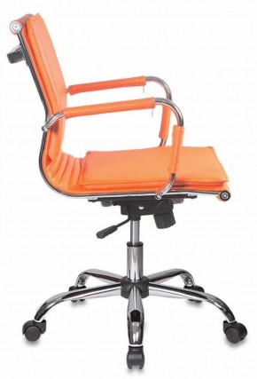 Кресло руководителя Бюрократ CH-993-LOW/ORANGE оранжевый в Лысьве - lysva.mebel-74.com | фото
