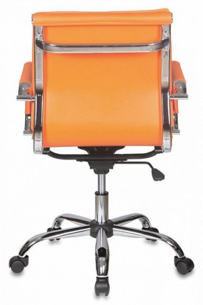 Кресло руководителя Бюрократ CH-993-LOW/ORANGE оранжевый в Лысьве - lysva.mebel-74.com | фото