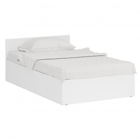 Кровать 1200 + Шкаф угловой Стандарт, цвет белый, ШхГхВ 123,5х203,5х70 + 81,2х81,2х200см., сп.м. 1200х2000 мм., без матраса, основание есть в Лысьве - lysva.mebel-74.com | фото