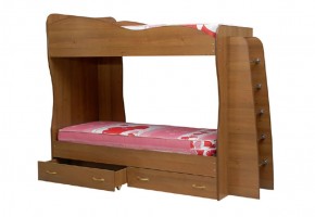 Кровать детская 2-х ярусная Юниор-1 (800*2000) ЛДСП в Лысьве - lysva.mebel-74.com | фото