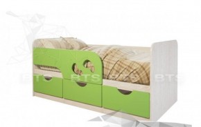 Кровать детская Минима Лего 1.86 (крем/дуб атланта) в Лысьве - lysva.mebel-74.com | фото