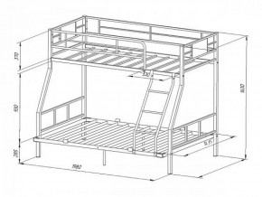Кровать двухъярусная «Гранада-1 140» в Лысьве - lysva.mebel-74.com | фото