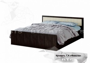 Кровать Фиеста 1400 LIGHT + Проложки LIGHT 1400 ДСП (Венге/Лоредо) в Лысьве - lysva.mebel-74.com | фото
