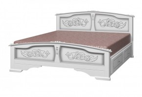 ЕЛЕНА Кровать из массива 1400 с 2-мя ящиками  в Лысьве - lysva.mebel-74.com | фото
