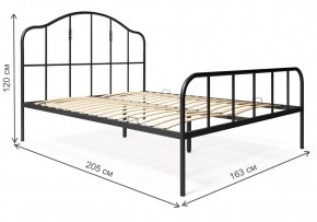 Кровать Милена 160х200 черная в Лысьве - lysva.mebel-74.com | фото