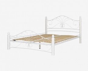 Кровать "Фортуна 1" КМД 2.01 Белая (1200*2000) (ножки-белые) с коваными элементами в Лысьве - lysva.mebel-74.com | фото