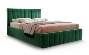Кровать "Вена" 1400 СТАНДАРТ Вариант 1 Мора зеленый + бельевой ящик с кроватным основанием и подъемным механизмом в Лысьве - lysva.mebel-74.com | фото