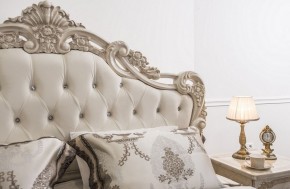 Кровать с мягким изголовьем Патрисия (1600) крем в Лысьве - lysva.mebel-74.com | фото