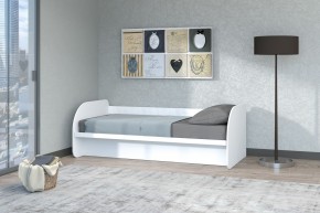 Кровать Сказка с ПМ 900 (Белый текстурный) в Лысьве - lysva.mebel-74.com | фото