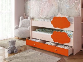 Кровать выкатная Соник на щитах (800*1600) с бортиком + ящик в Лысьве - lysva.mebel-74.com | фото