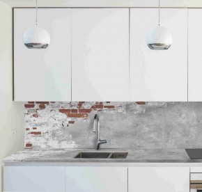 Кухонный фартук со столешницей (А-01) в едином стиле (3050 мм) в Лысьве - lysva.mebel-74.com | фото