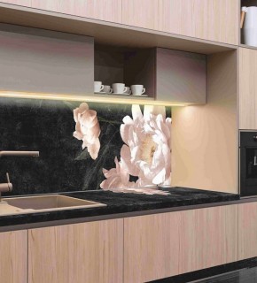 Кухонный фартук со столешницей (А-05) в едином стиле (3050 мм) в Лысьве - lysva.mebel-74.com | фото