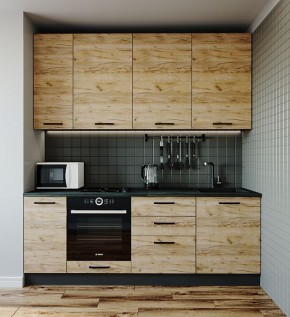 Кухонный гарнитур Крафт 2200 (Стол. 26мм) в Лысьве - lysva.mebel-74.com | фото