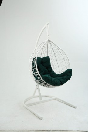 Подвесное кресло Бароло (белый/зеленый) в Лысьве - lysva.mebel-74.com | фото