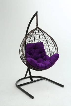 Подвесное кресло Бароло (коричневый/фиолетовый) в Лысьве - lysva.mebel-74.com | фото