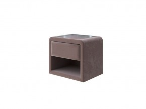 PROxSON Тумба Cube (Ткань: Велюр Shaggy Chocolate) 52x41 в Лысьве - lysva.mebel-74.com | фото