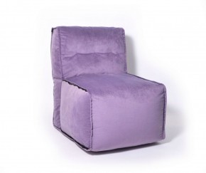 Прямое модульное бескаркасное кресло Комфорт (Фиолет велюр) в Лысьве - lysva.mebel-74.com | фото