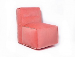 Прямое модульное бескаркасное кресло Комфорт (Персик велюр) в Лысьве - lysva.mebel-74.com | фото