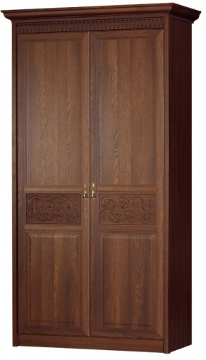 Шкаф 2-х дверный с полками ДСП №181 "Лючия" Дуб оксфорд в Лысьве - lysva.mebel-74.com | фото
