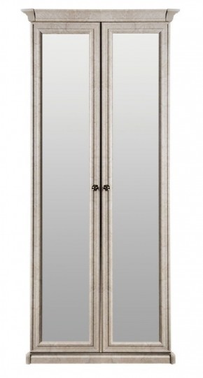 Шкаф 2-х створчатый с Зеркалом Афина (крем корень) в Лысьве - lysva.mebel-74.com | фото