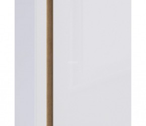 Шкаф 2х дверный с зеркалом Веста СБ-2259 (Дуб Бунратти/Белый глянец) в Лысьве - lysva.mebel-74.com | фото