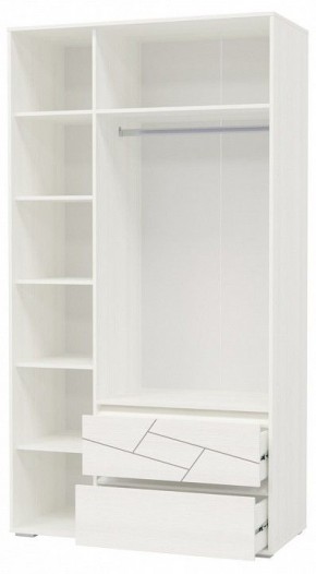 Шкаф 3-х дверный с ящиками АДЕЛИНА (4-4832рам.б) в Лысьве - lysva.mebel-74.com | фото