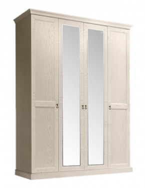 Шкаф 4-х дверный (2 зеркала) для платья и белья Венеция дуб седан (ВНШ1/4) в Лысьве - lysva.mebel-74.com | фото