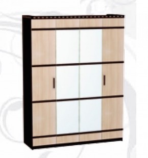 Шкаф 4-х дверный для одежды и белья "Ольга-13" в Лысьве - lysva.mebel-74.com | фото
