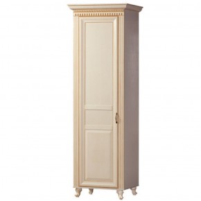 Шкаф для одежды 1-дверный №472 Марлен Кремовый белый в Лысьве - lysva.mebel-74.com | фото