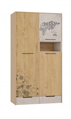 Шкаф для одежды 3 двери и 2 ящика Шк134.0 ДС Стэнфорд в Лысьве - lysva.mebel-74.com | фото