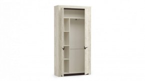 Шкаф для одежды 33.18 "Лючия" (бетон пайн белый / венге / белый) в Лысьве - lysva.mebel-74.com | фото