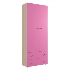 Шкаф ДМ 800 с 2-мя ящиками (розовый) в Лысьве - lysva.mebel-74.com | фото