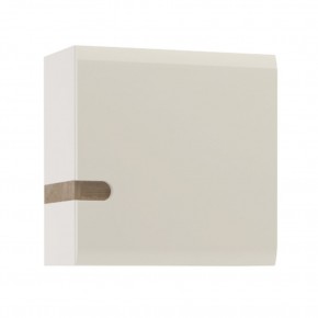 Шкаф навесной 1D/TYP 65, LINATE ,цвет белый/сонома трюфель в Лысьве - lysva.mebel-74.com | фото