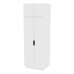 Шкаф "Аврора (H37)" (Белый) в Лысьве - lysva.mebel-74.com | фото