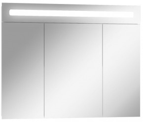 Шкаф-зеркало Аврора 90 с подсветкой LED Домино (DV8011HZ) в Лысьве - lysva.mebel-74.com | фото