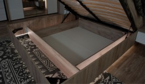 Спальня Джулия Кровать 160 МИ с подъемным механизмом Дуб крафт серый в Лысьве - lysva.mebel-74.com | фото