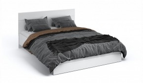 Спальня Йорк Кровать 160 с подъемным механизмом Белый жемчуг/Белый глянец в Лысьве - lysva.mebel-74.com | фото