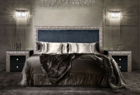 Спальный гарнитур Тиффани Premium черная/серебро в Лысьве - lysva.mebel-74.com | фото