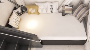 Стандарт Кровать 0900, цвет венге, ШхГхВ 93,5х203,5х70 см., сп.м. 900х2000 мм., без матраса, основание есть в Лысьве - lysva.mebel-74.com | фото