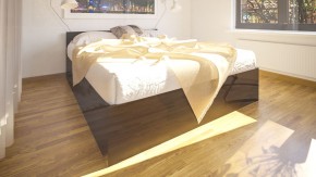 Стандарт Кровать 1600, цвет венге, ШхГхВ 163,5х203,5х70 см., сп.м. 1600х2000 мм., без матраса, основание есть в Лысьве - lysva.mebel-74.com | фото
